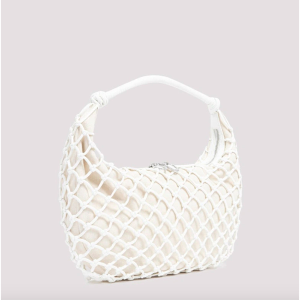 STAUD Large Luna Open-knit Netted Vegan Shoulder Bag - Picture 5 of 13